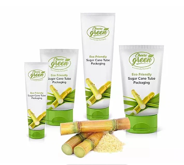 100% Recycled Sugarcane Materials Cosmetic Tube
