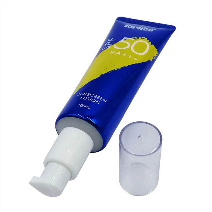 25ML PE Cosmetic Airless Pump Cream Tube