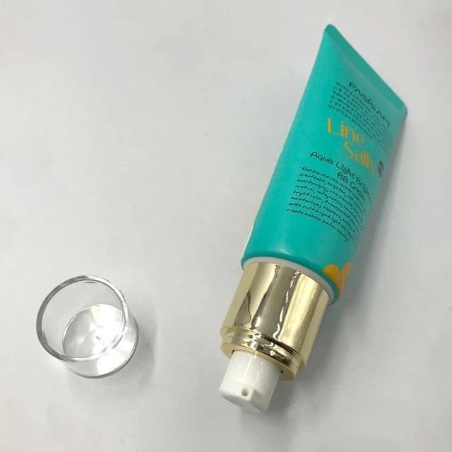 30mm Flat Round Side Way Pump Cap Plastic Packaging