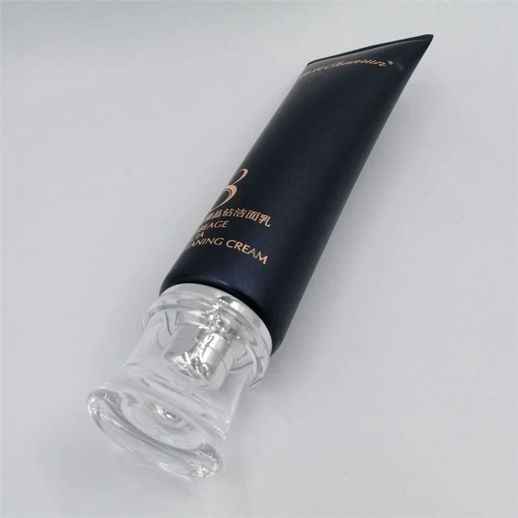 Acrylic Luxury Double Layers Cap Plastic Tube