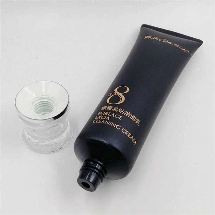 Acrylic Luxury Double Layers Cap Plastic Tube