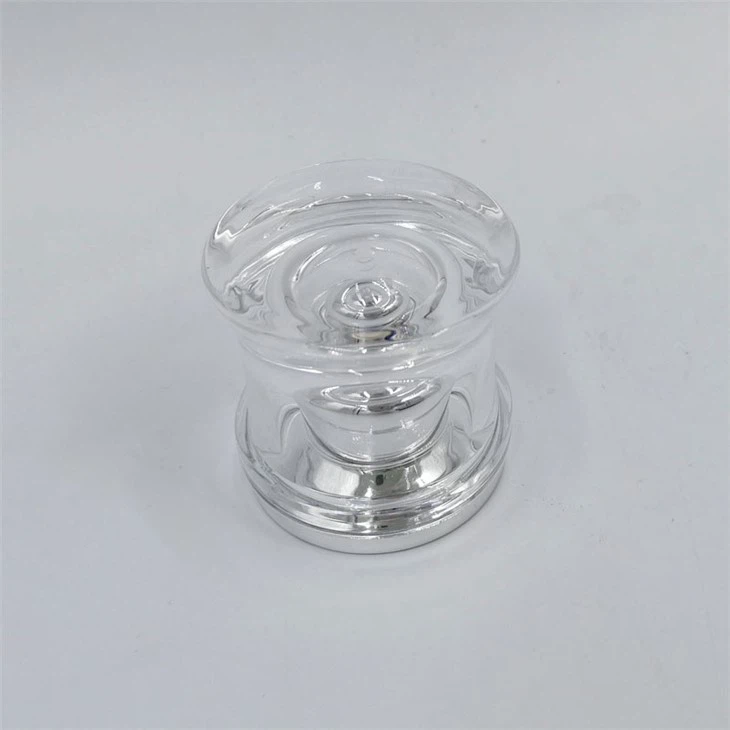 Acrylic Luxury Double Layers Cap Plastic Tube