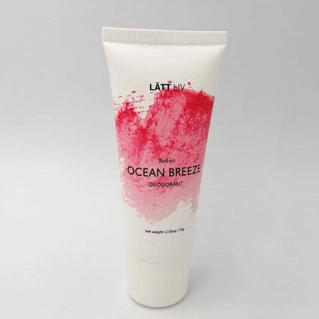 Plastic cosmetic squeeze tube