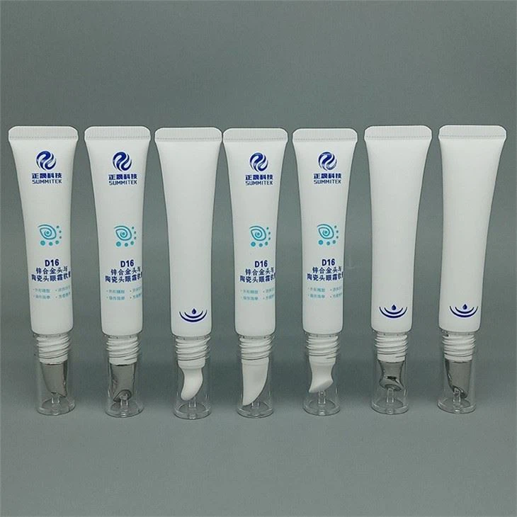 Eye Cream Tube With Zinc Alloy Applicator
