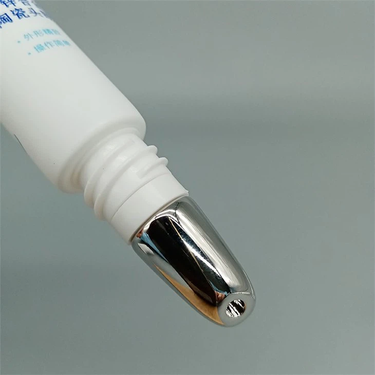 Eye Cream Tube With Zinc Alloy Applicator