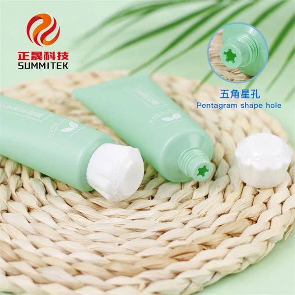Face Cream Tube with pentagram-shaped hole