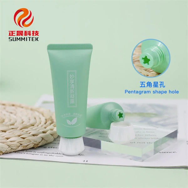 Face Cream Tube with pentagram-shaped hole