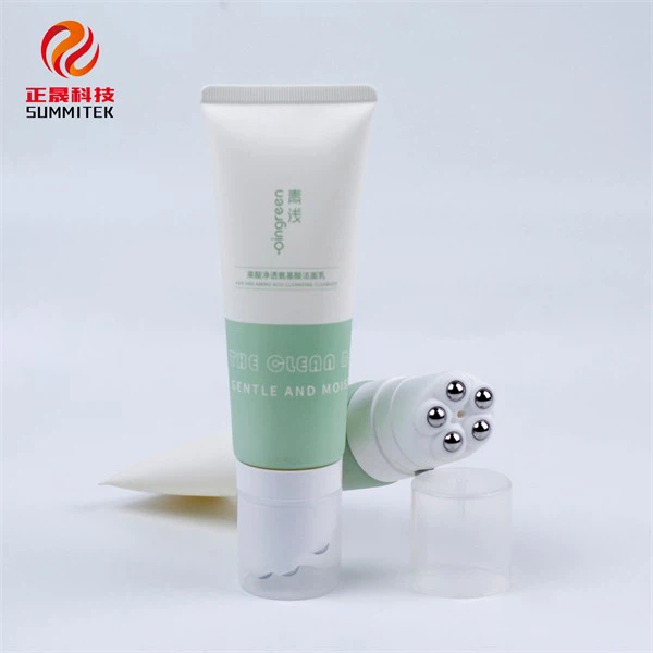 Facial Cleanser Packaging With Five Rollers
