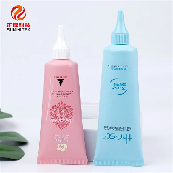 Hair Care Tubes With Twist Off Nozzle Cap
