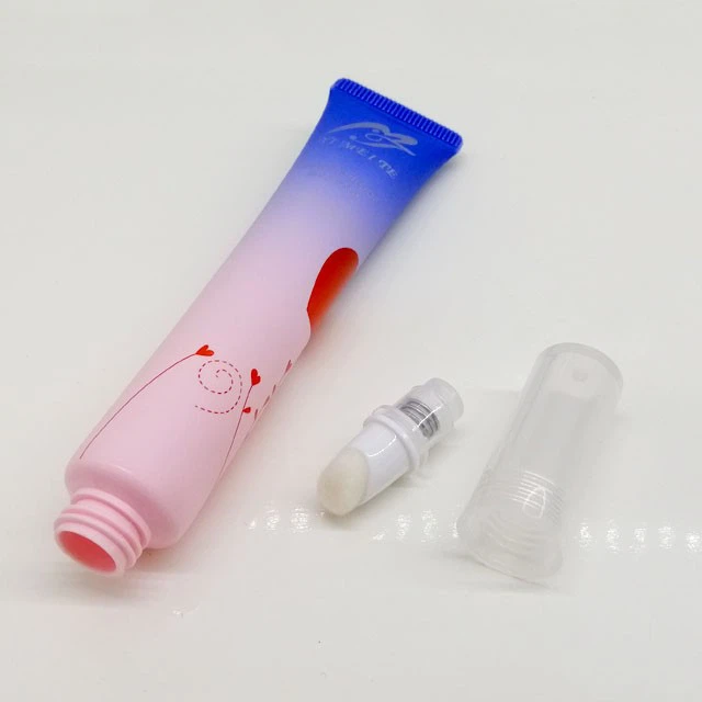 Lip Gloss Squeeze Tubes With Brush
