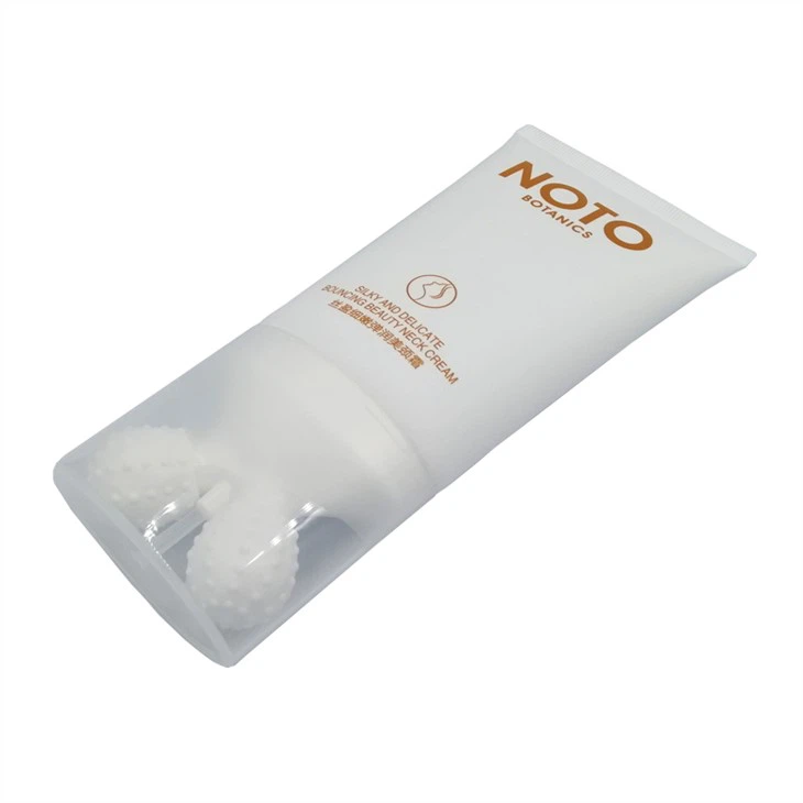 Neck Cream Massage Tube With Silicone Roller Balls