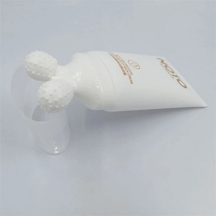 Neck Cream Massage Tube With Silicone Roller Balls
