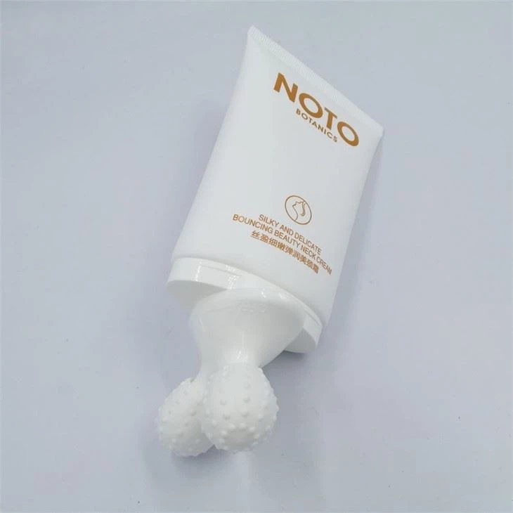 Neck Cream Massage Tube With Silicone Roller Balls