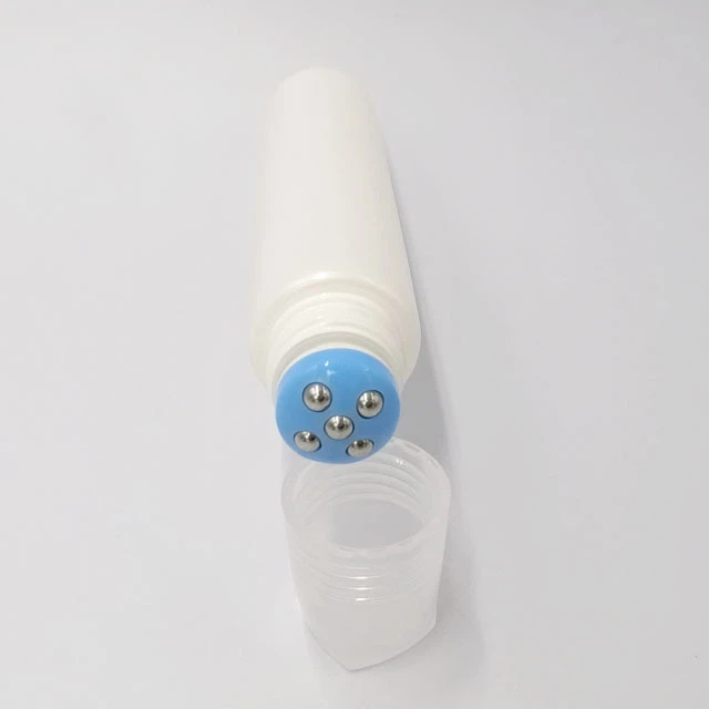 Plastic Massage Cream Tube With Roller Ball