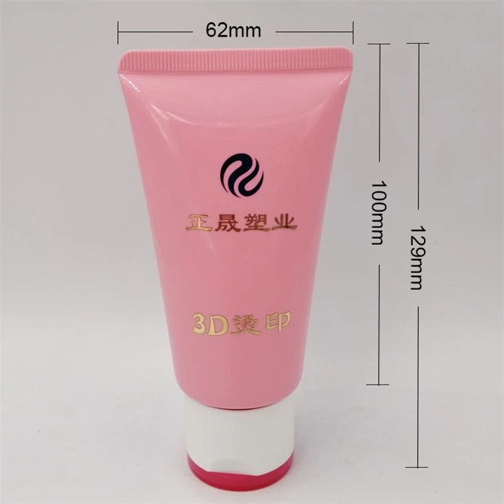 Two Colors Flip Cap Soft Hand Cream PE Tube Hot Stamp